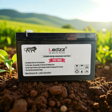 12V/10AH Lithium-ION Battery for Agriculture Spray Pump,Solar Street Light ETC. (12 Months Warranty)
