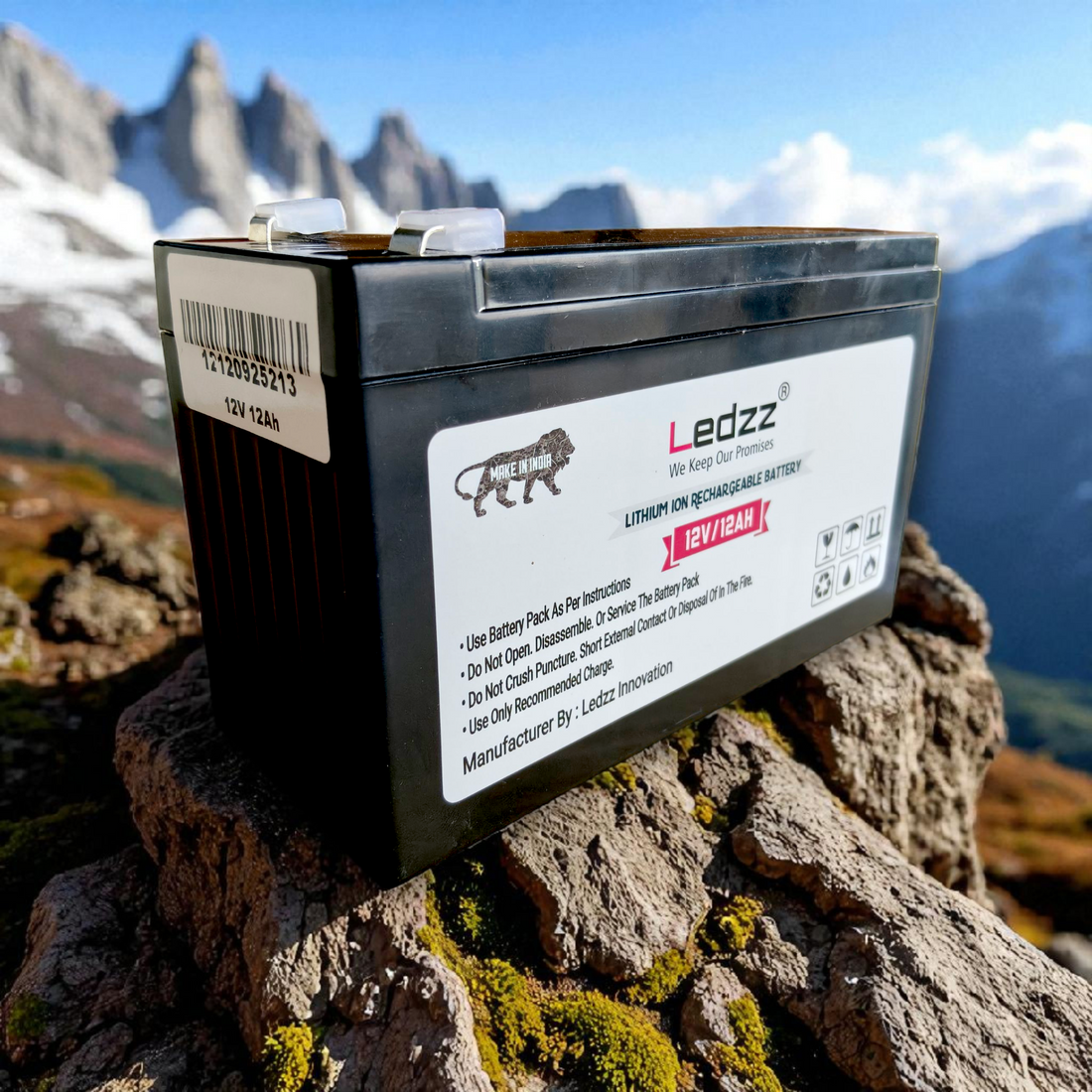 12V/12AH Lithium-ION Battery for Agriculture Spray Pump,Solar Street Light ETC. (12 Months Warranty)