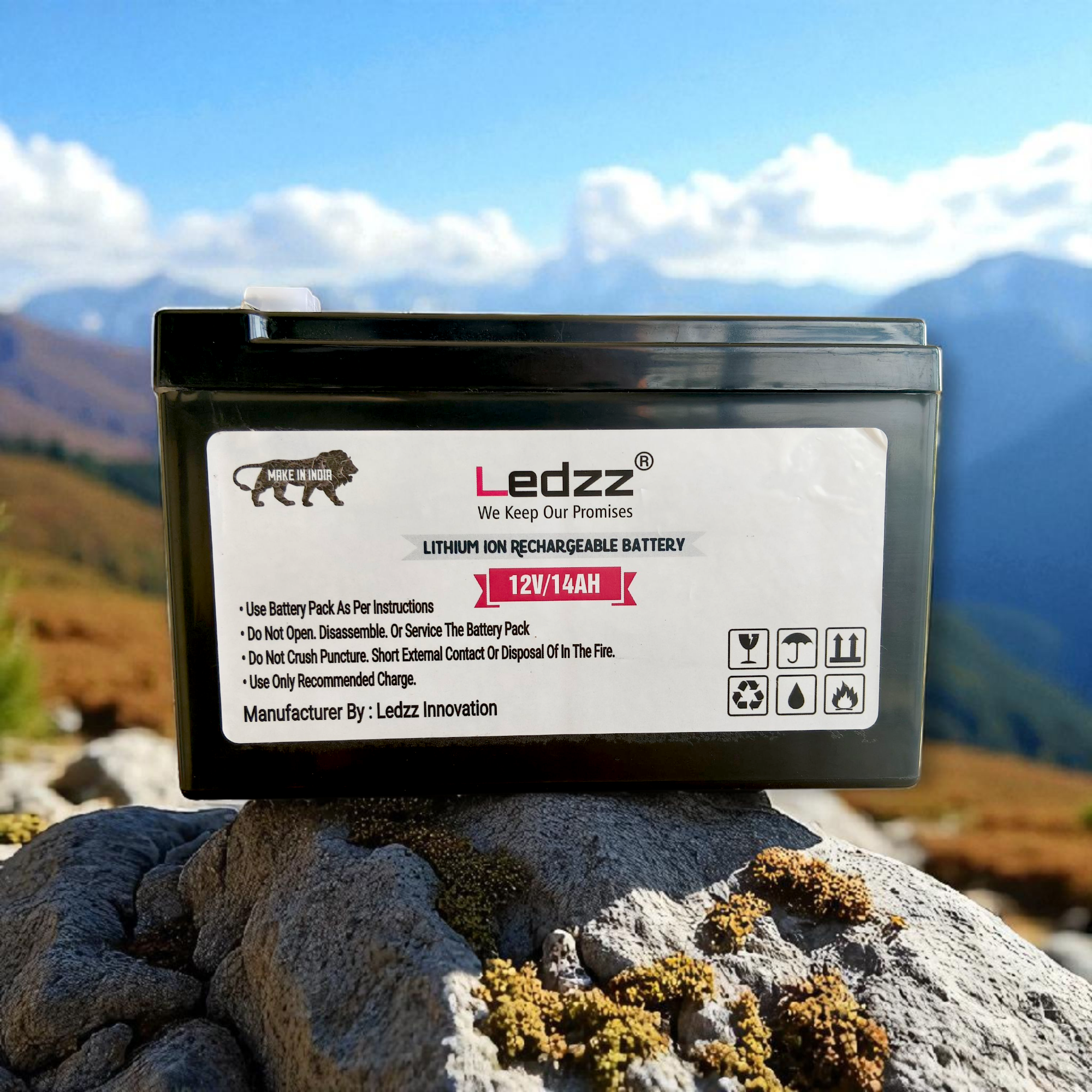 12V/14AH Lithium-ION Battery for Agriculture Spray Pump,Solar Street Light ETC. (12 Months Warranty)